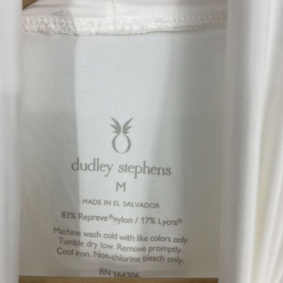 Dudley Stephens Shirt Size Medium White Eco Stretch Tillary Turtleneck Stretch - Picture 5 of 8